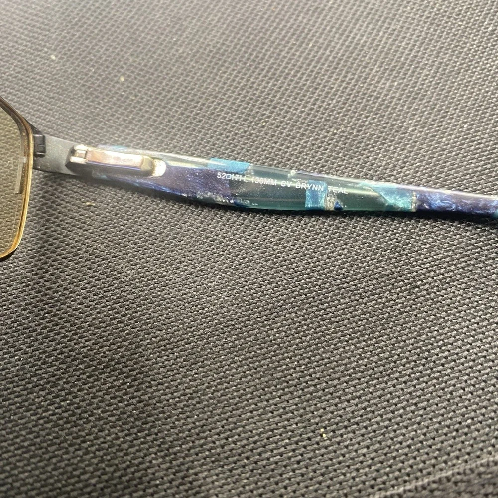BCBGMAXAZRIA Eyeglasses Women FRAME ONLY Full Rim 52-17-130 Brynn Teal 648